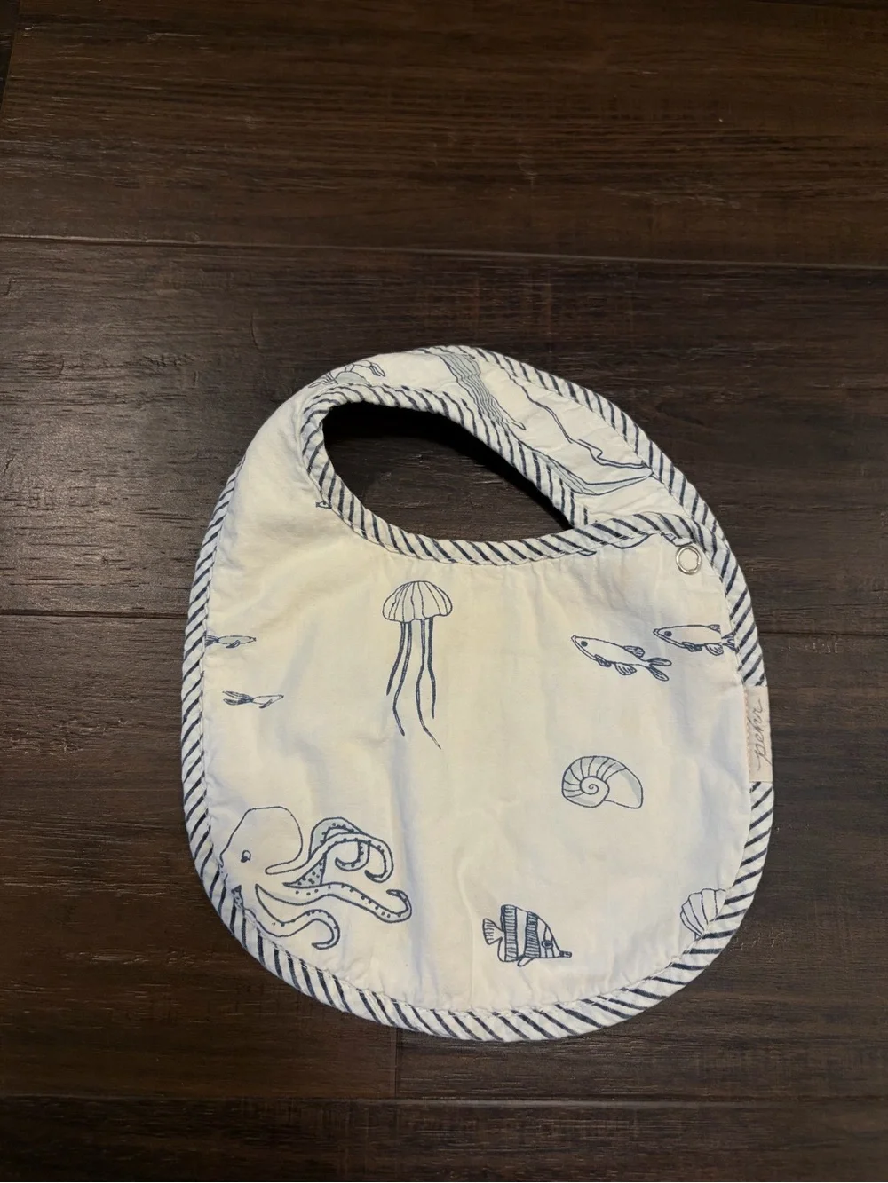 Pehr Ocean Baby Bib Octopus Fish Jellyfish Coastal Feeding Bib